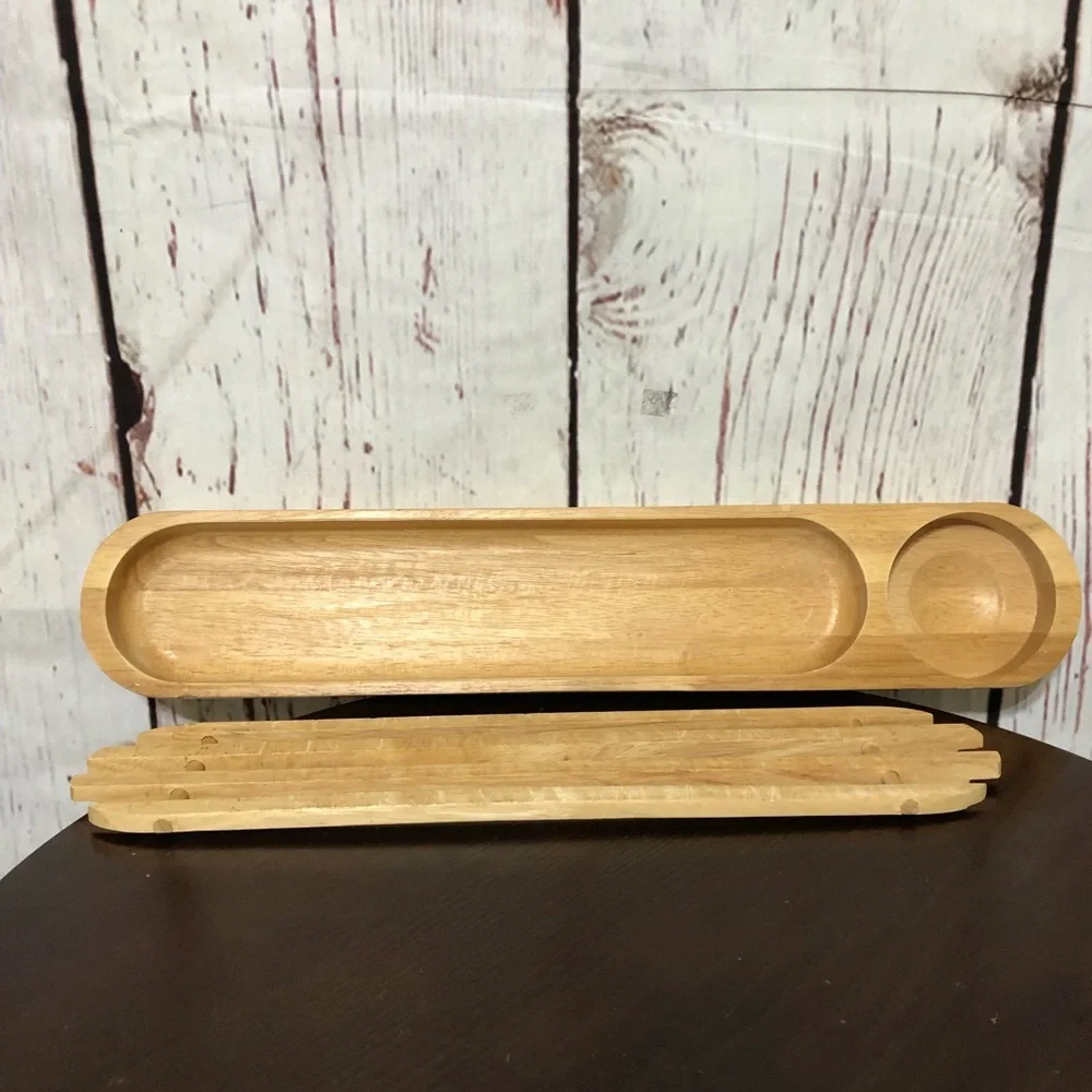 Natural Wood Bread Cutting Tray